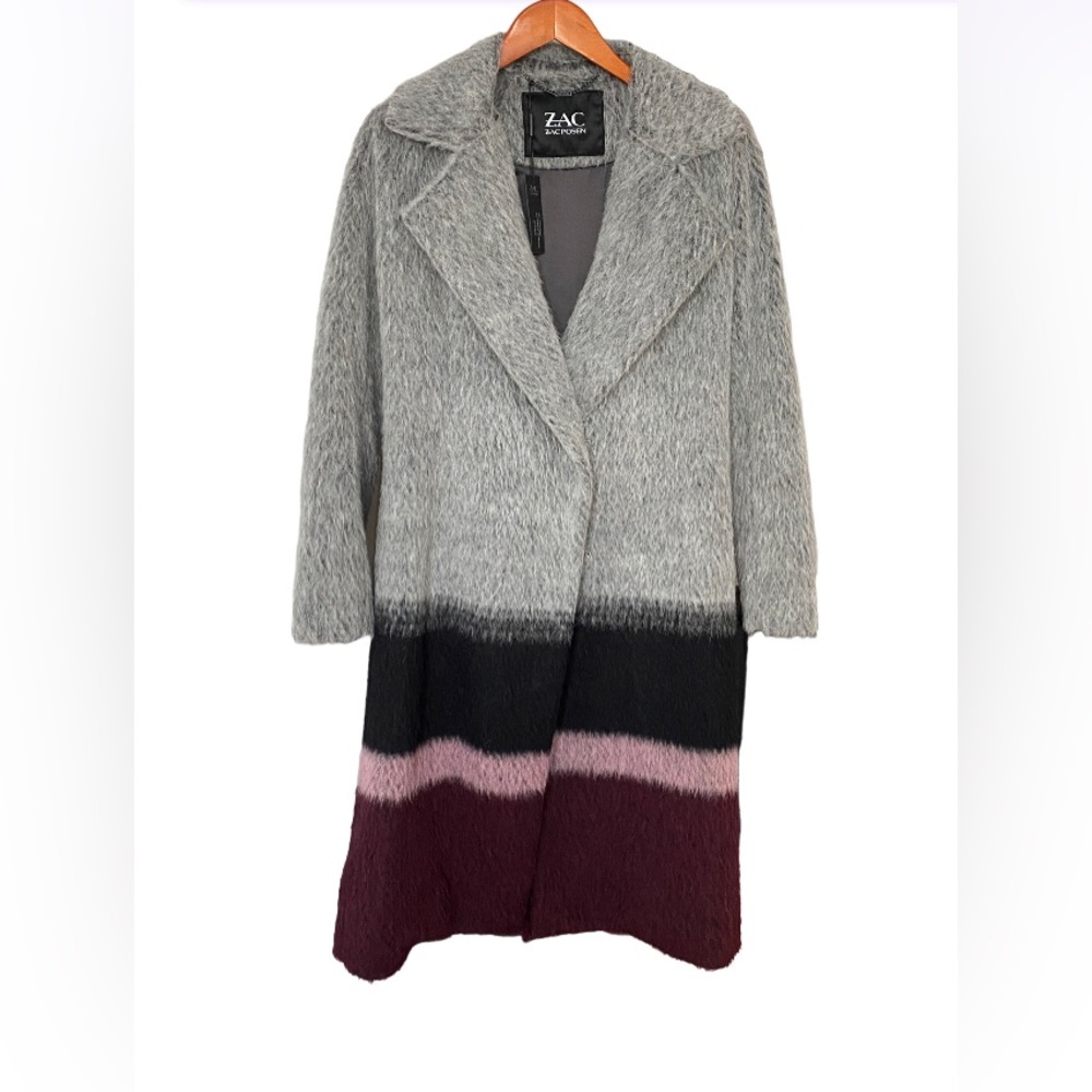 NEW Zac Posen *RARE* Wool Belted Coat Made in Italy